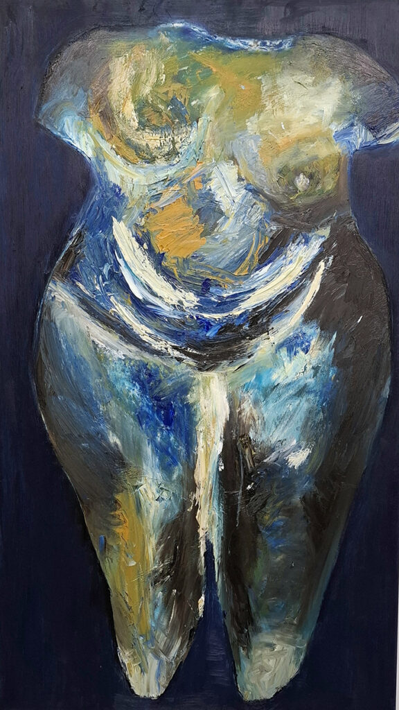 Donnissima, 2025, Öl auf Leinwand, 140 x 100 cm