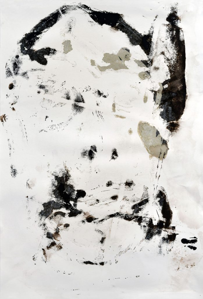 Der neue Blick III, Tusche und Acryl auf Papier, 42 x 59,4 cm